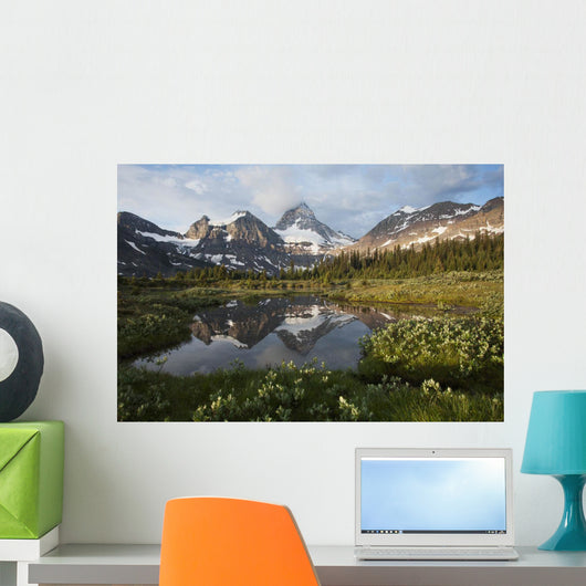 Mount Assiniboine and surrounding mountains Wall Mural