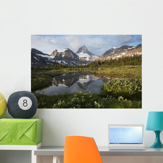 Mount Assiniboine and surrounding mountains Wall Mural