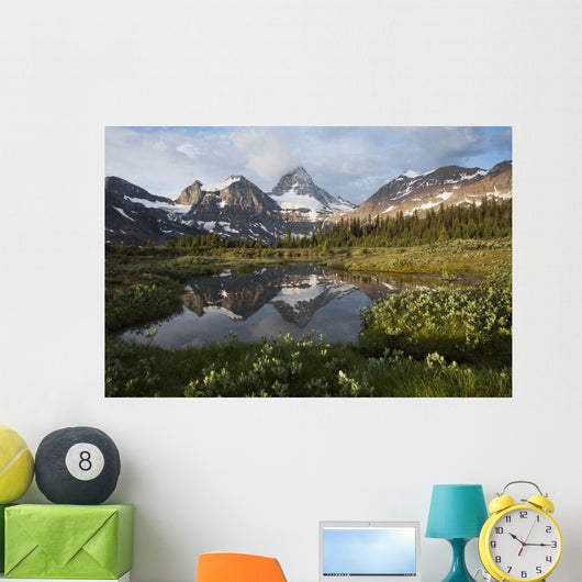 Mount Assiniboine and surrounding mountains Wall Mural