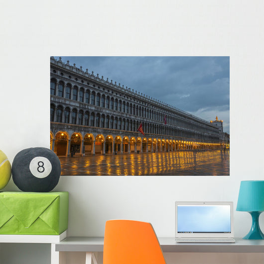 Lighted archways Wall Mural