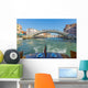 Pedestrian footbridge crossing the grand canal Wall Mural