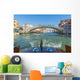 Pedestrian footbridge crossing the grand canal Wall Mural