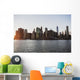 View of Manhattan at dusk from Brooklyn Wall Mural