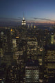 New York City buildings illuminated at nighttime Wall Mural