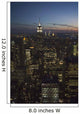 New York City buildings illuminated at nighttime Wall Mural