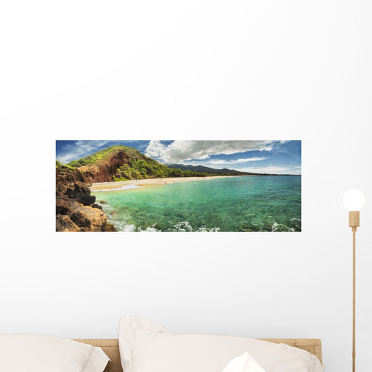 A panoramic of Big Beach Wall Mural