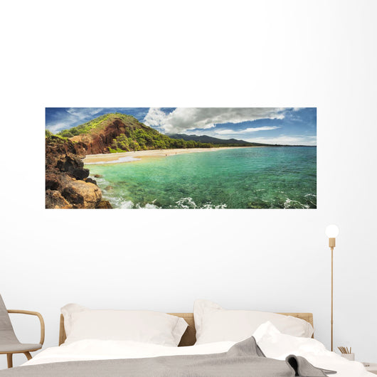 A panoramic of Big Beach Wall Mural