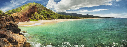 A panoramic of Big Beach Wall Mural