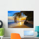 Tropical Beach Sunset Wall Decal Design 2