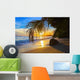 Tropical Beach Sunset Wall Decal Design 2