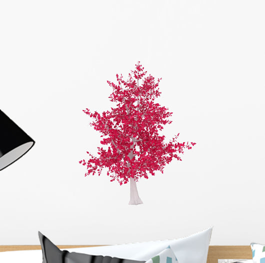 Red and White Tree