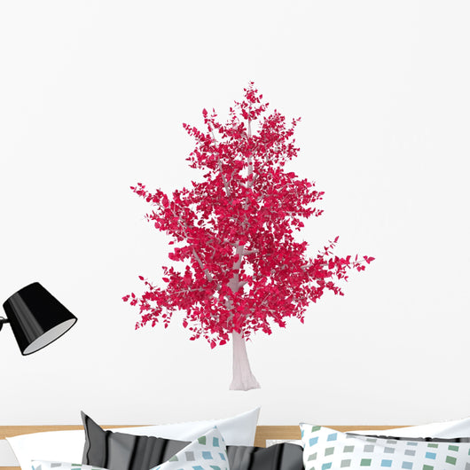 Red and White Tree