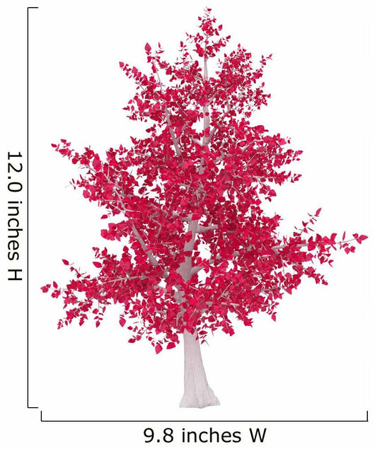 Red and White Tree