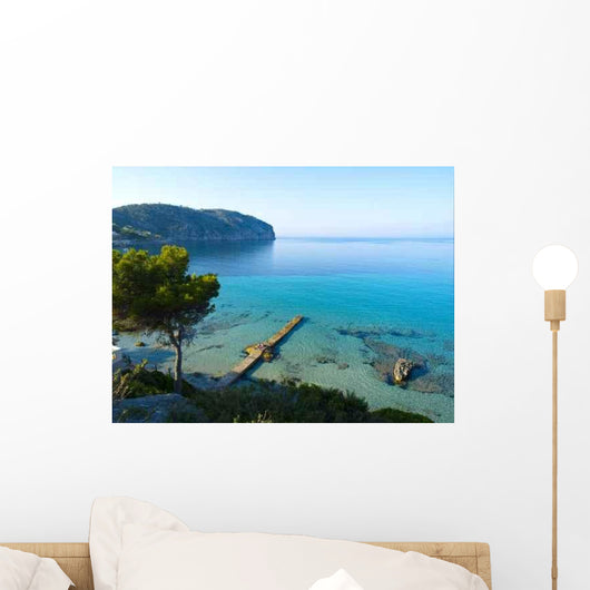 Camp Mar Beach Wall Decal Design 1