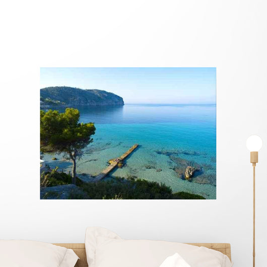 Camp Mar Beach Wall Decal Design 1