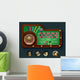 Vector American roulette table layout Wall Mural