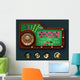 Vector American roulette table layout Wall Mural