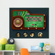 Vector American roulette table layout Wall Mural