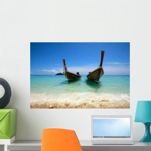 Long-tail Boat Surin Island Wall Decal
