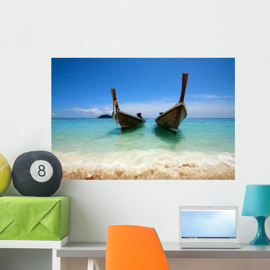 Long-tail Boat Surin Island Wall Decal