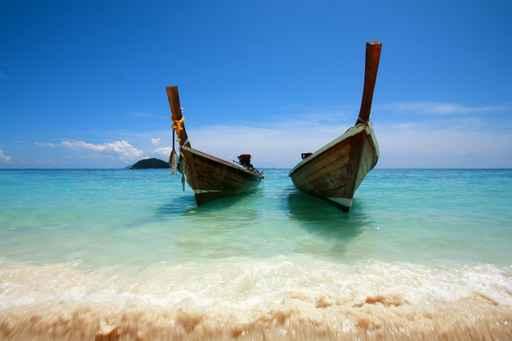 Long-tail Boat Surin Island Wall Decal