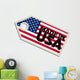 vector label Made in USA Wall Decal