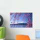 Mt.Fuji with cherry blossom Wall Mural