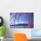 Mt.Fuji with cherry blossom Wall Mural