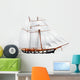 Sailing vessel, topsail schooner Wall Decal