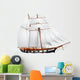 Sailing vessel, topsail schooner Wall Decal