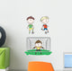 Collection of Soccer Players Wall Decal