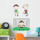 Collection of Soccer Players Wall Decal