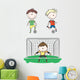 Collection of Soccer Players Wall Decal