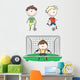 Collection of Soccer Players Wall Decal