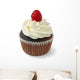 Chocolate Raspberry Cupcake Wall Decal