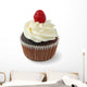 Chocolate Raspberry Cupcake Wall Decal