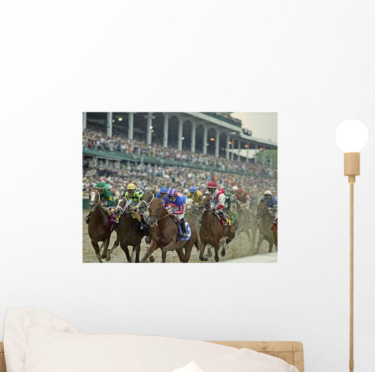 Fast Horse Race Wall Decal