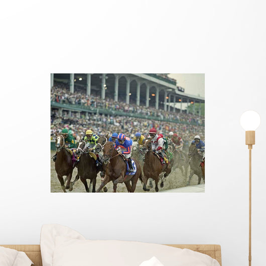 Fast Horse Race Wall Decal