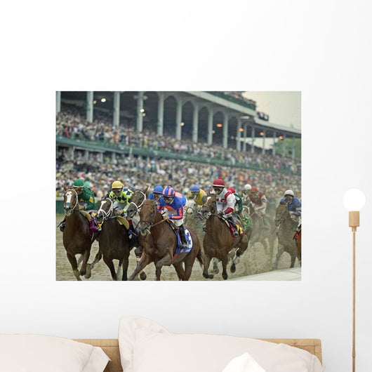 Fast Horse Race Wall Decal