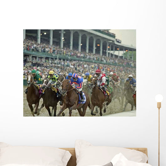 Fast Horse Race Wall Decal