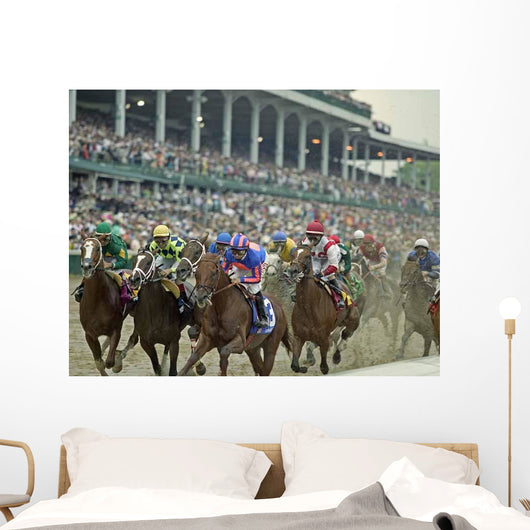 Fast Horse Race Wall Decal