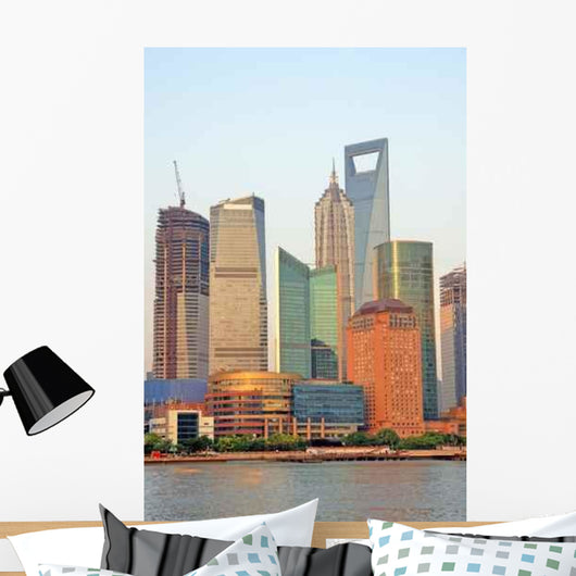 China Shanghai Pudong Riverfront Wall Decal