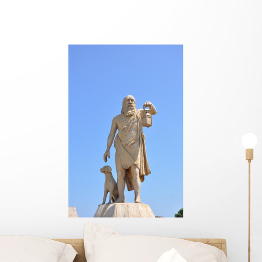 Statue of Diogenes Wall Mural