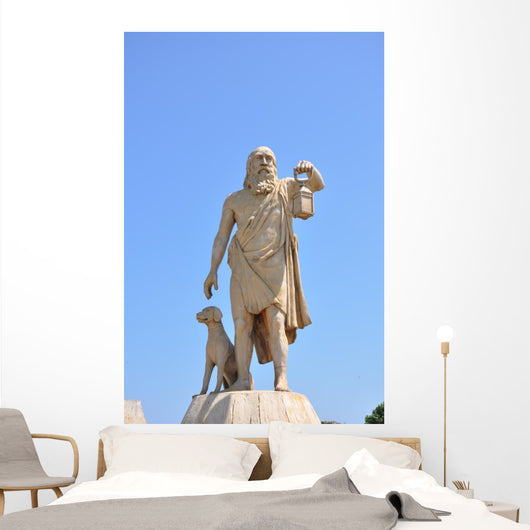 Statue of Diogenes Wall Mural
