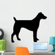 Dog Black Silhouette Wall Decal