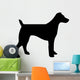Dog Black Silhouette Wall Decal