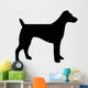 Dog Black Silhouette Wall Decal