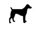 Dog Black Silhouette Wall Decal