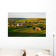 Village at sunset in Ukraine Wall Mural