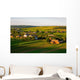 Village at sunset in Ukraine Wall Mural